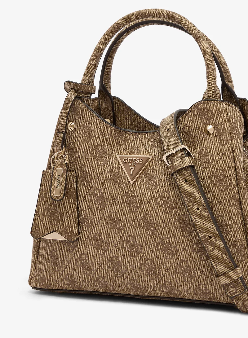 Guess  Meridian II Small Girlfriend Satchel Bag for Women | Best Price UAE