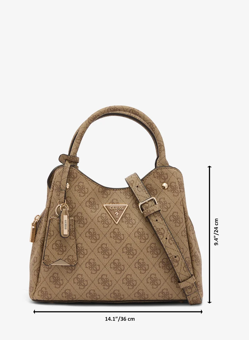 Guess  Meridian II Small Girlfriend Satchel Bag for Women | Best Price UAE
