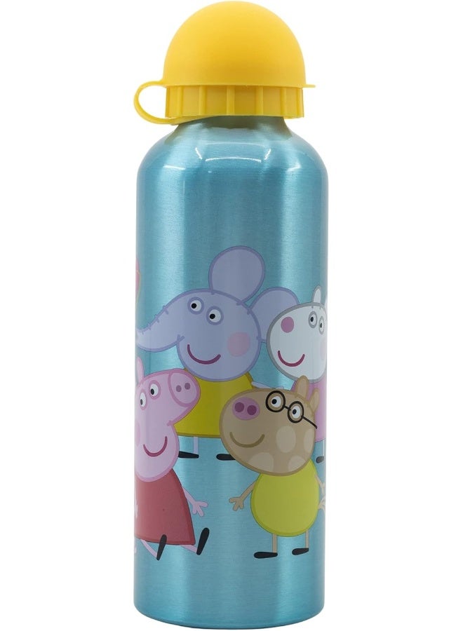 STOR Peppa Pig Reusable Aluminium Water Bottle 530ml - Image 2