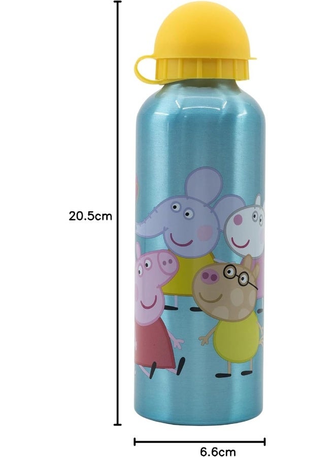 STOR Peppa Pig Reusable Aluminium Water Bottle 530ml - Image 5