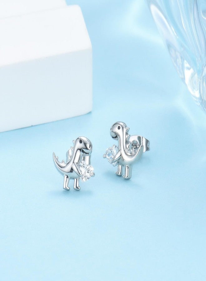CERSLIMO Hypoallergenic Dinosaur Earrings for Girls Kids, Cute Dinosaur Animal Jewelry Birthday Christmas Graduation Gifts for Daughter Teens Teenager - Image 5