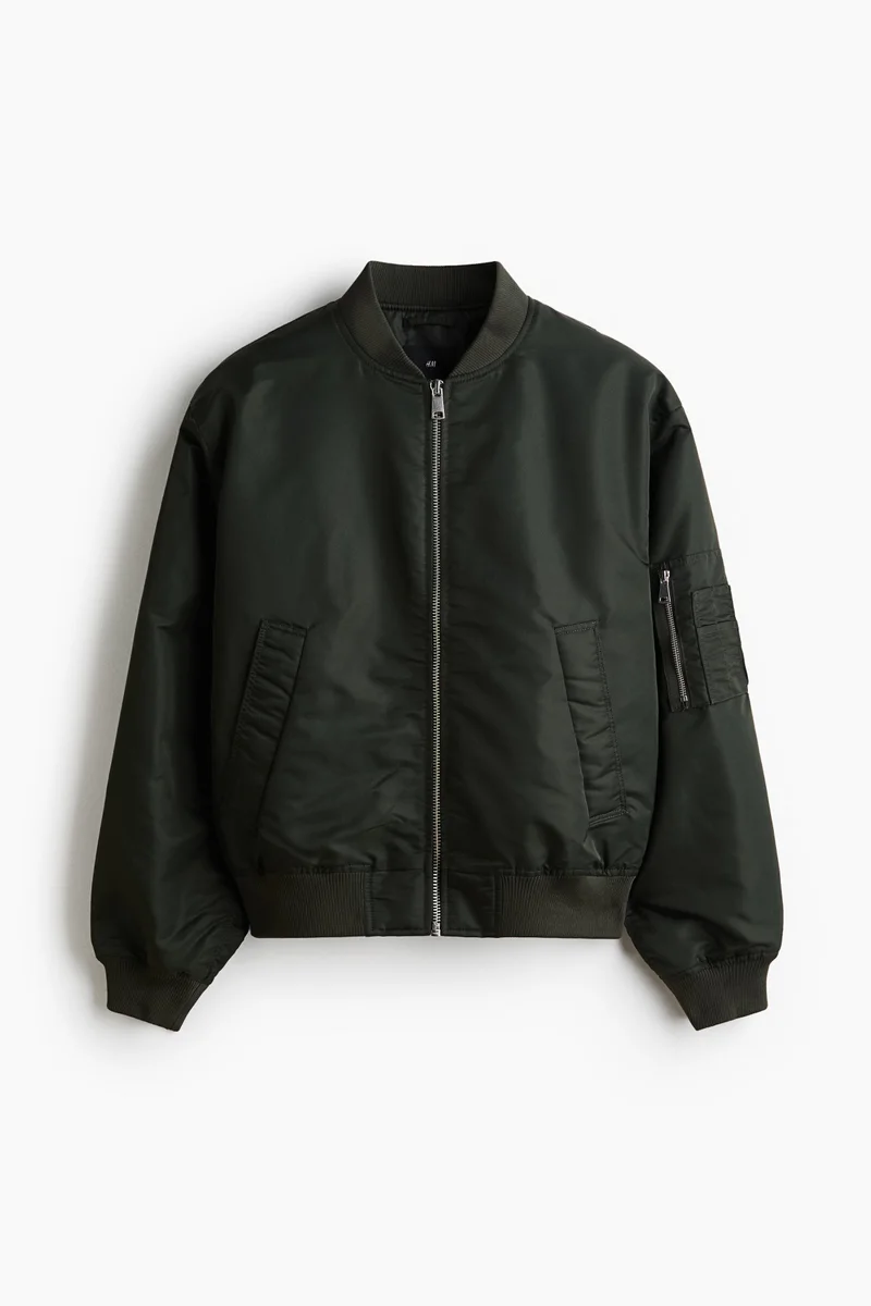 Padded bomber jacket