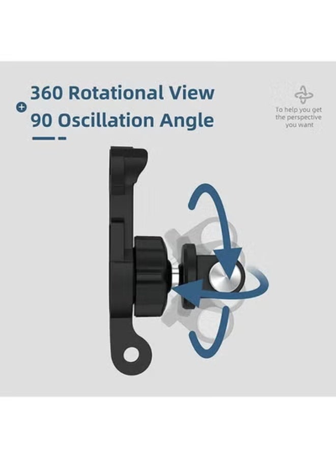 تيليسن حامل حقيبة ظهر يُثبّت على حزام الكتف، مزود بمشبك تثبيت وقاعدة محول ثلاثي القوائم سريعة الفك. - Image 2