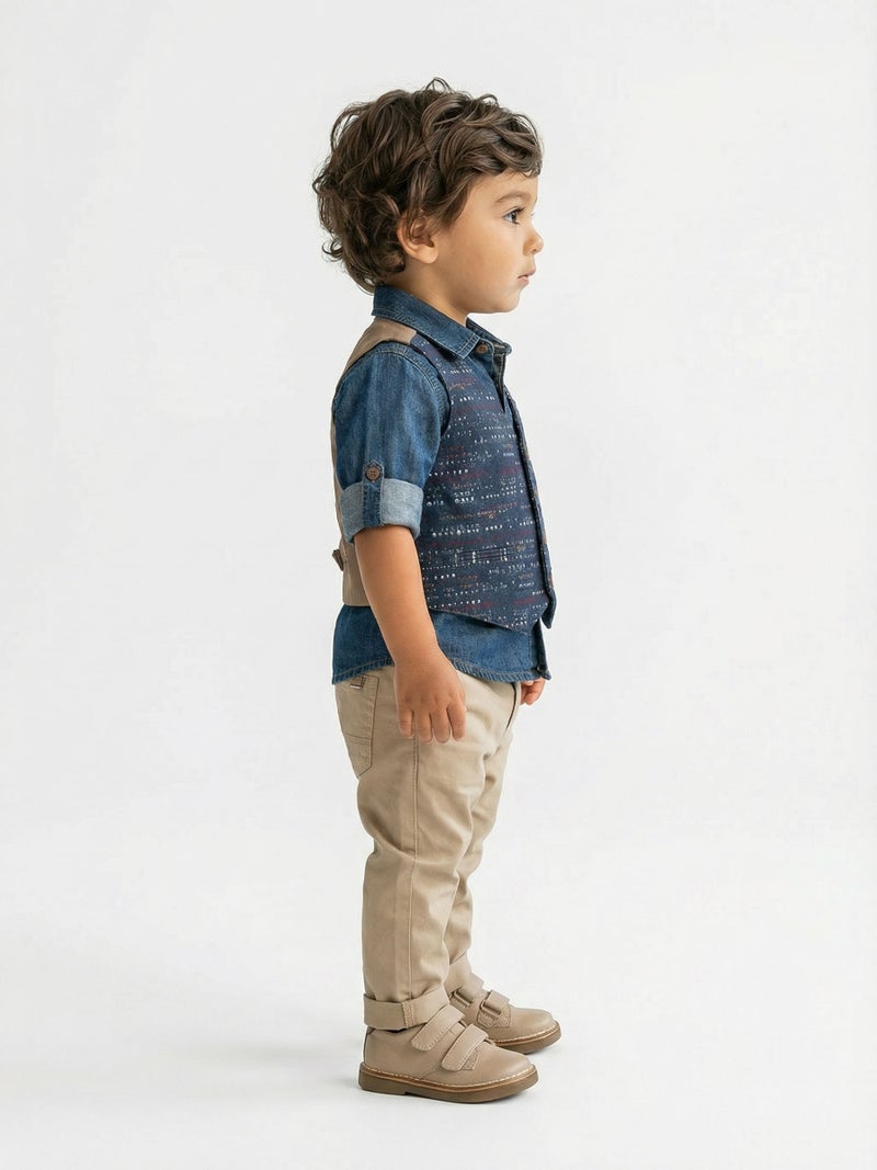 Hype Boys' top and bottom set, ages 3 to 12 months, 6176 - Image 3