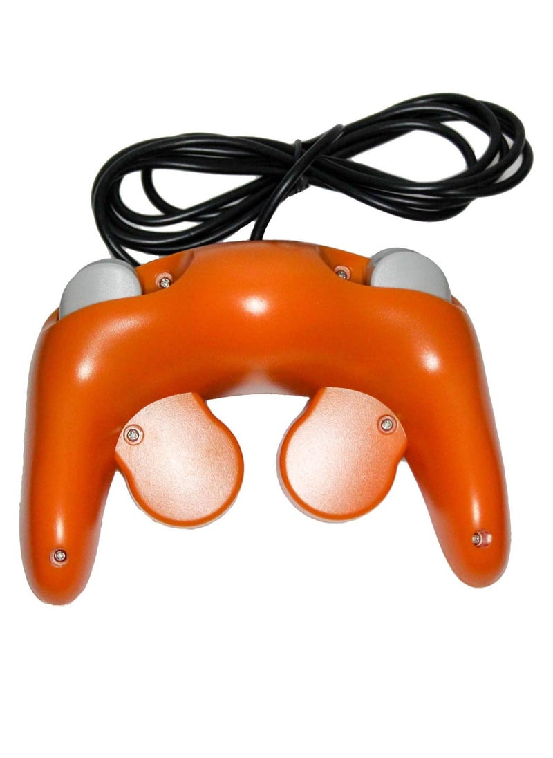 AS SEEN ON TV Wired Game Controller, Strong And Durable PC Precision Wired Gamepad, Easy To Operate Hassle Free Gaming Controller, Ergonomic Design Stable Joypad Controller For GameCube NGC, (Light Orange)  - Image 3