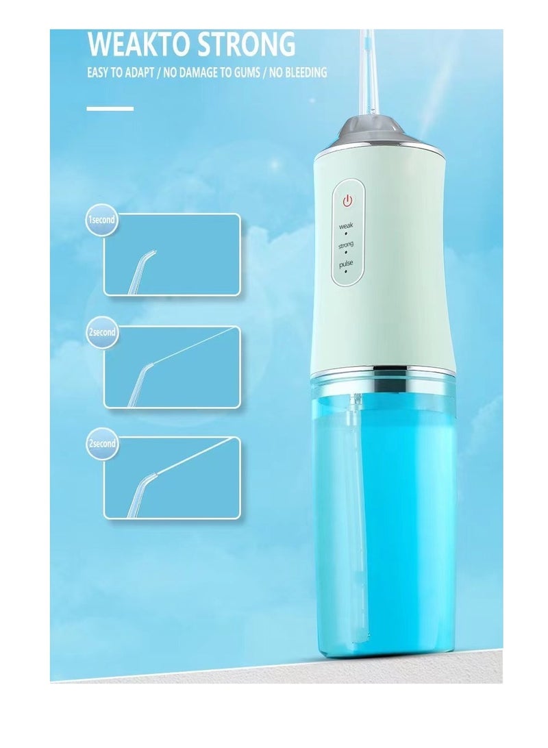 Generic Portable Water Dental Flosser with 3 Modes, Rechargeable Oral Irrigator, 4 Jets Teeth Cleaner  - Image 5