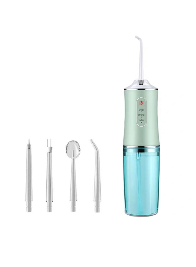 Portable Water Dental Flosser with 3 Modes, Rechargeable Oral Irrigator, 4 Jets Teeth Cleaner - Image 1
