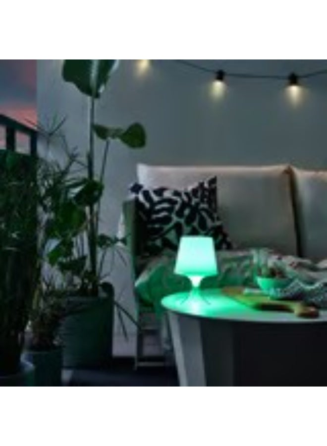 LED portable lamp battery operated adjustable colour outdoor white 24 cm - Image 3