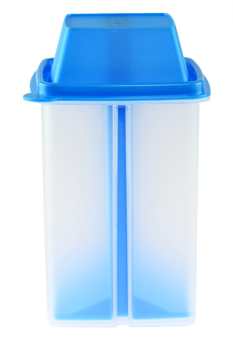 Home-X Home-X Pickle Storage Container  Straining Pickle Jar  Filter Insert  Sieve Food Saver Container  7  L x 4  W x 4  H  Blue 