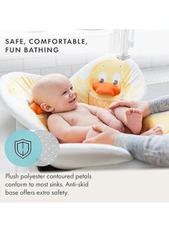 General Baby Bath Seat - Baby Tubs for Newborn Infants to Toddler 0 to 6 Months and Up - Baby Essentials Must Haves - The Original Washer-Safe Flower Seat  - Image 2