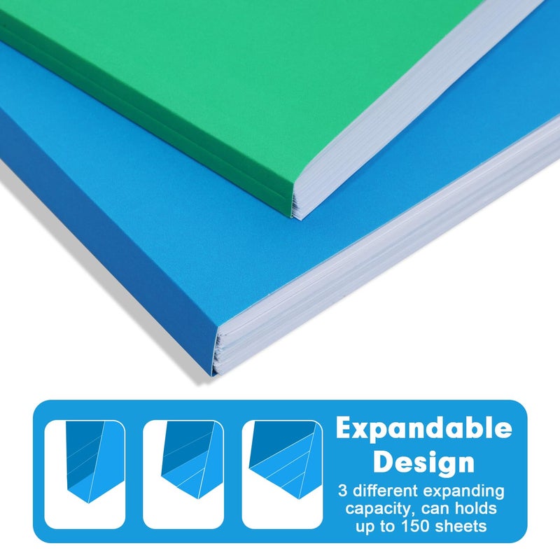 RAZCC File Folder, RAZCC 250 Pack 1/3 Cut Tab Colored Folders, Colored File Folder Letter Size for Office Classroom Use, Folders with Tabs Assorted 5 Colors - Image 4