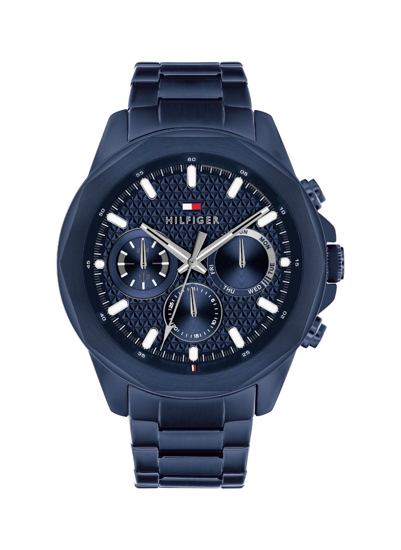 TOMMY HILFIGER TOMMY HILFIGER ROUND ANALOG MEN'S NAVY CASE WATCH - 1710652  - Image 2