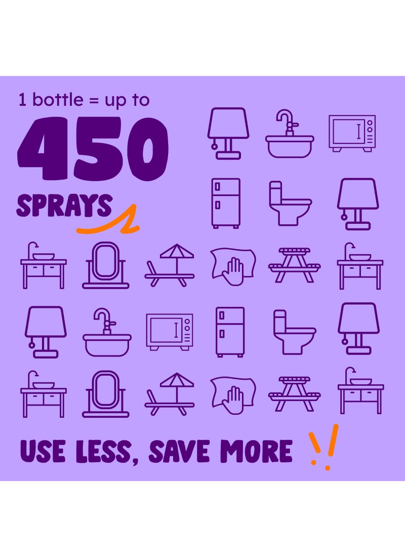 Originally Yellow All Purpose Cleaner Vinegar Spray Lavender - Image 3
