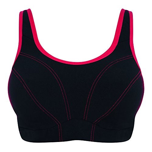 Goddess Women's Plus Size Wireless Soft Cup Sports Bra, White, 34G - Image 3