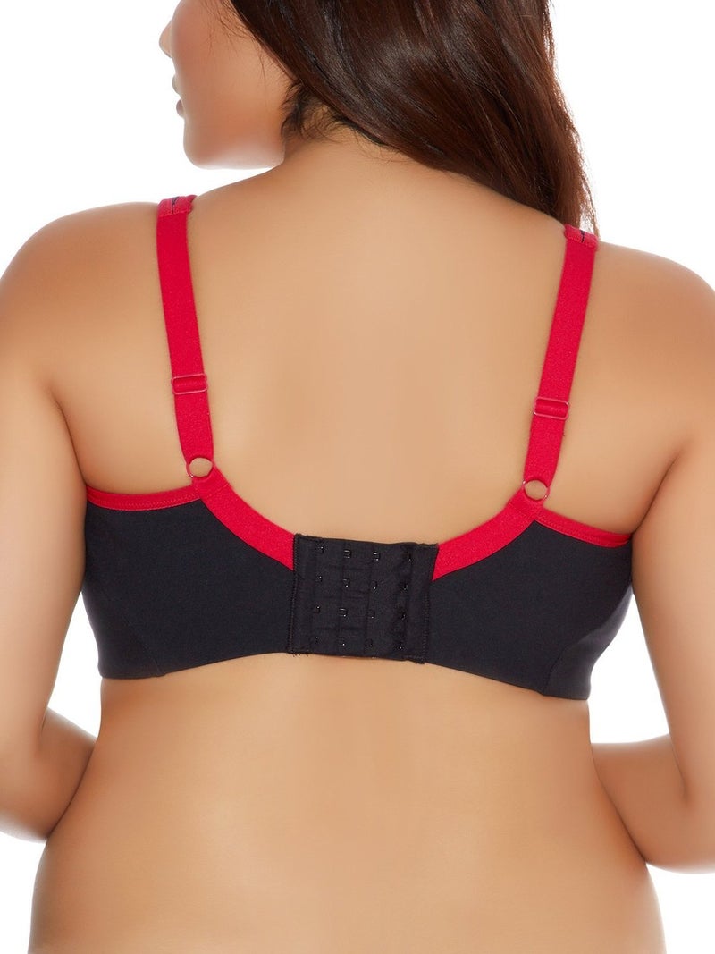 Goddess Women's Plus Size Wireless Soft Cup Sports Bra, White, 34G - Image 2