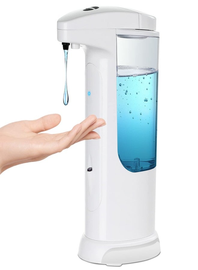 AicLuze Automatic Soap Dispenser 400ml/13.5oz,Clear High Capacity Touchless with Infrared Sensor,HandsFree Soap Dispenser Seals Water-Resistant, Adjustable Liquid Dispensing - Image 1