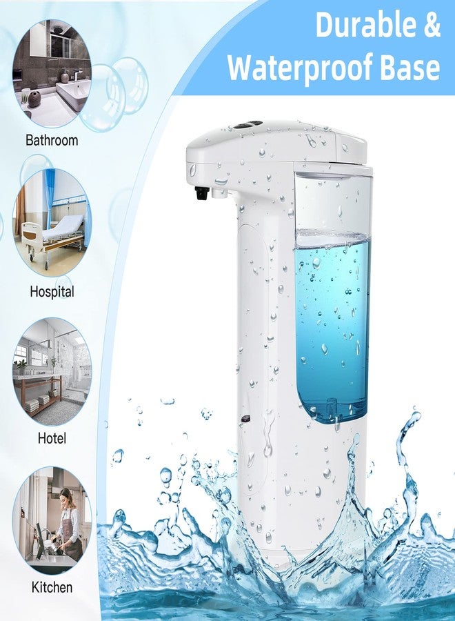 AicLuze Automatic Soap Dispenser 400ml/13.5oz,Clear High Capacity Touchless with Infrared Sensor,HandsFree Soap Dispenser Seals Water-Resistant, Adjustable Liquid Dispensing - Image 4