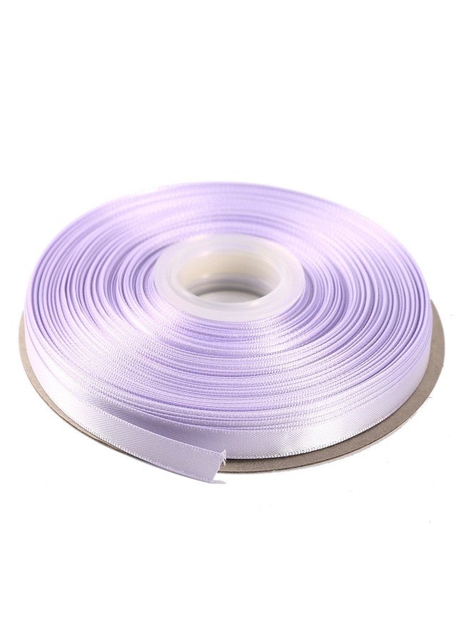 ITIsparkle 1/4" Inch Double Faced Satin Ribbon 50 Yards-Roll Set for Gift Wrapping Scrap Books Party Favor Hair Braids Baby Shower Decoration Floral Arrangement Craft Supplies, Lilac Mist Ribbon - Image 1