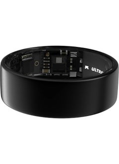 ULTRAHUMAN Ultrahuman Ring AIR - Advanced Sleep-Tracking Wearable, HRV & Temperature Monitoring,Track Workout, Movement & Recovery, Water Resistant, 6 Days Battery Life with Lifetime Free Subscription - Matte Black (Size 12)  - Image 1