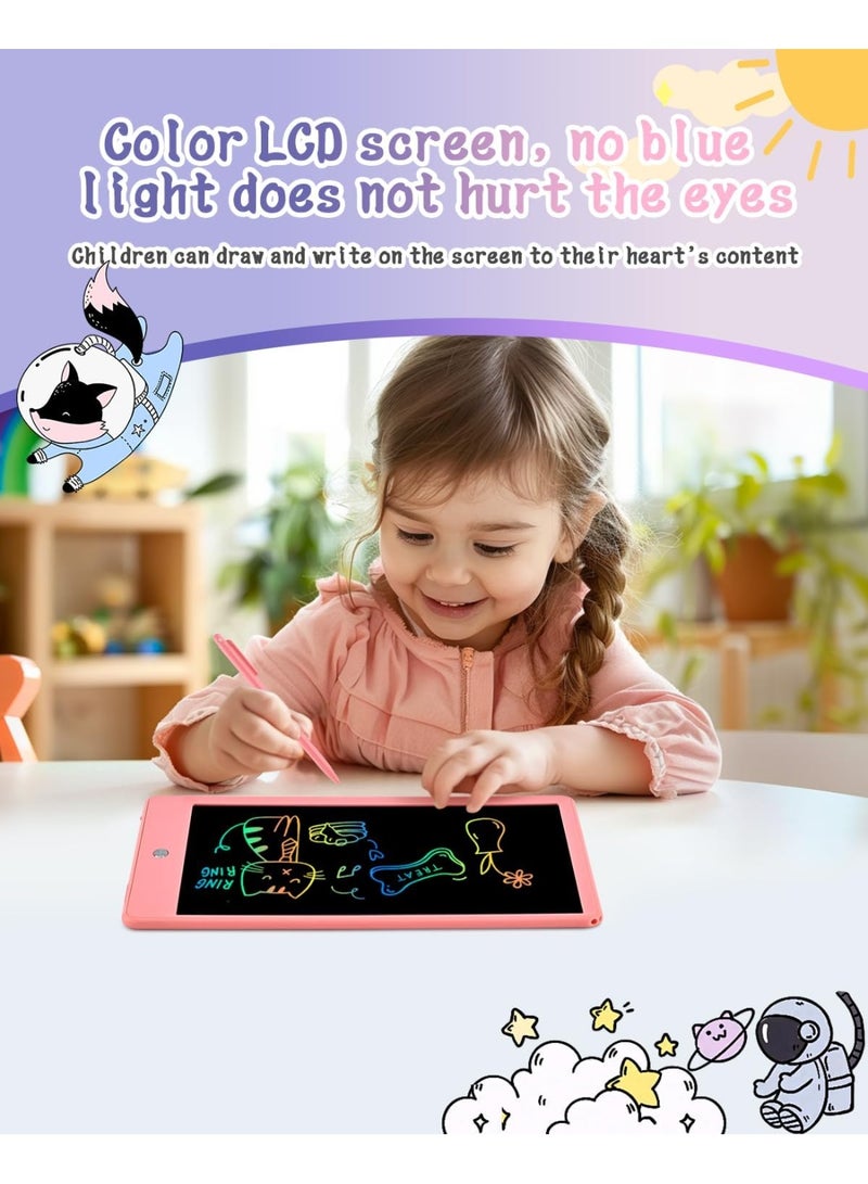 Soofam 2 Pack LCD Writing Tablet, 10 Inch Doodle Board Toddler Kids Toys Gifts, Drawing Tablet Drawing Pad, Kids Learning Travel Birthday Gifts Toys for 3 4 5 6 7 8 9 Years Old Girls Boys - Image 2
