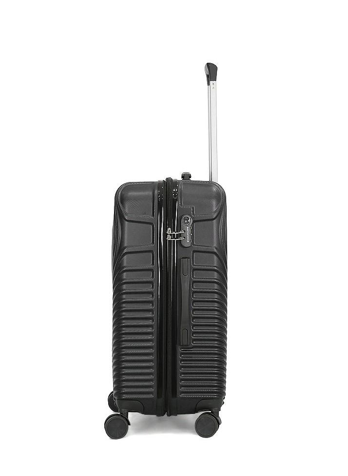 GIORDANO Giordano 3 piece hard trolley with TSA lock black colour  - Image 3