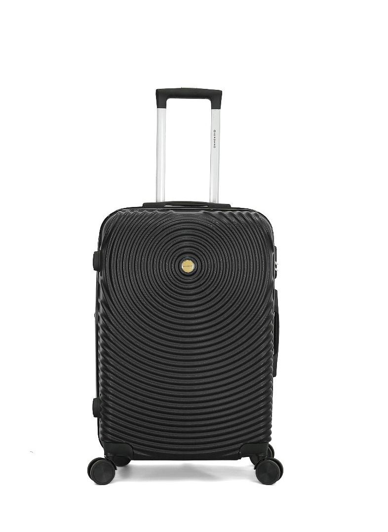 GIORDANO Giordano 3 piece hard trolley with TSA lock black colour  - Image 2