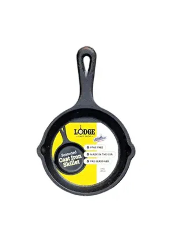 Lodge Miniature Cast Iron Skillet - 3.5-Inch, Black - Image 1