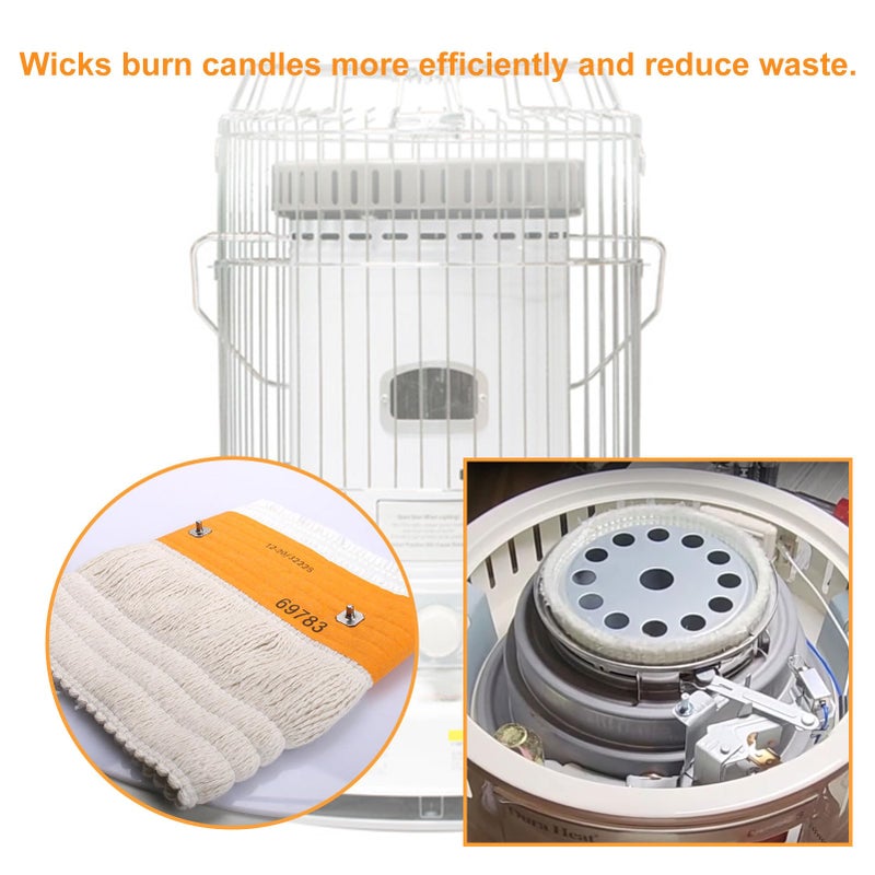 seork 32225 Kerosene Heater Wick Fits for Kero World KW-24 (A-H), Dyna-Glo RMC-95C, DURAHEAT DH2300 Heater Wicks Replacement - Image 5
