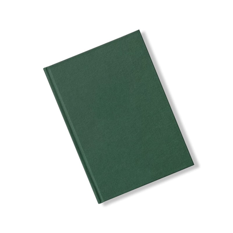 INNAXA دفتر ملاحظات إنناكسه ذو غلاف صلب، دفاتر فارغة، A5 (6 x 8) دفتر صفحات فارغة، دفتر رسم غير مخطط، ورق سميك 120 جرام، 80 ورقة/160 صفحة لكل كتاب، (أخضر زجاجي، A5-عادي) - Image 4