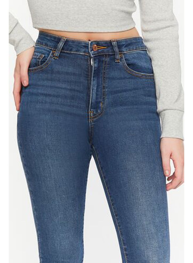 FOREVER 21 Mid-Rise Skinny Jeans - Image 4