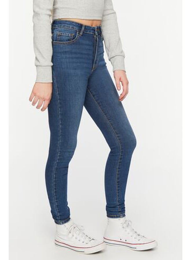FOREVER 21 Mid-Rise Skinny Jeans - Image 2