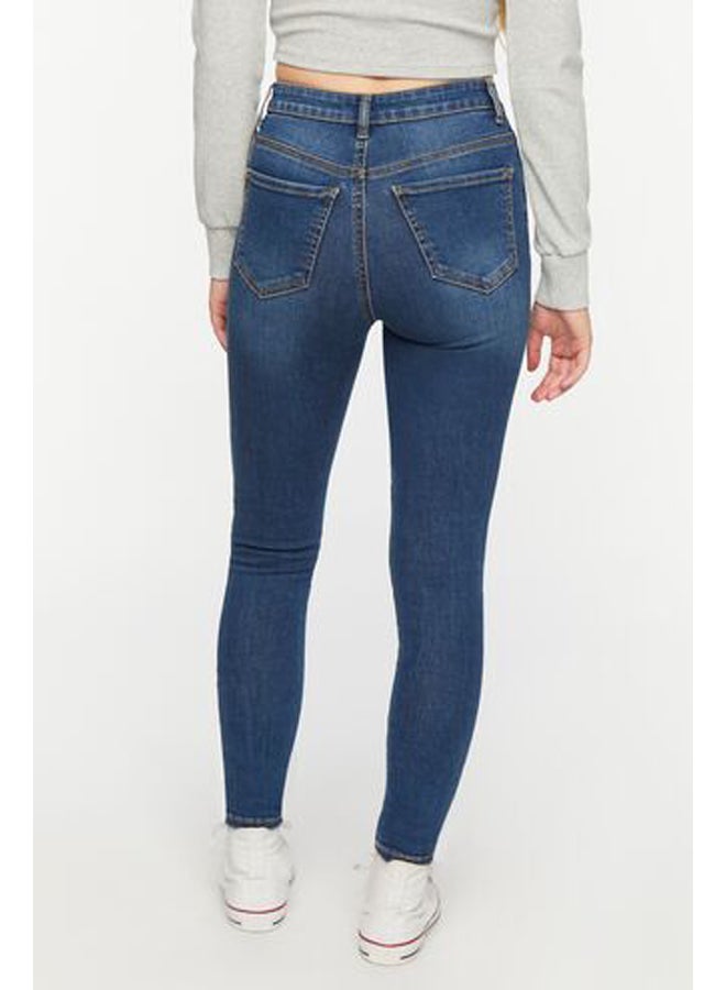 FOREVER 21 Mid-Rise Skinny Jeans - Image 3