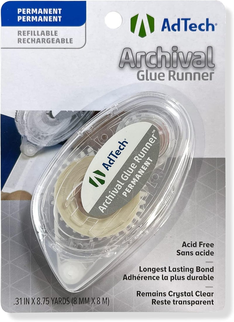 Adtech Scrapbooking Tape - Archival Permanent Glue Runner - Image 1