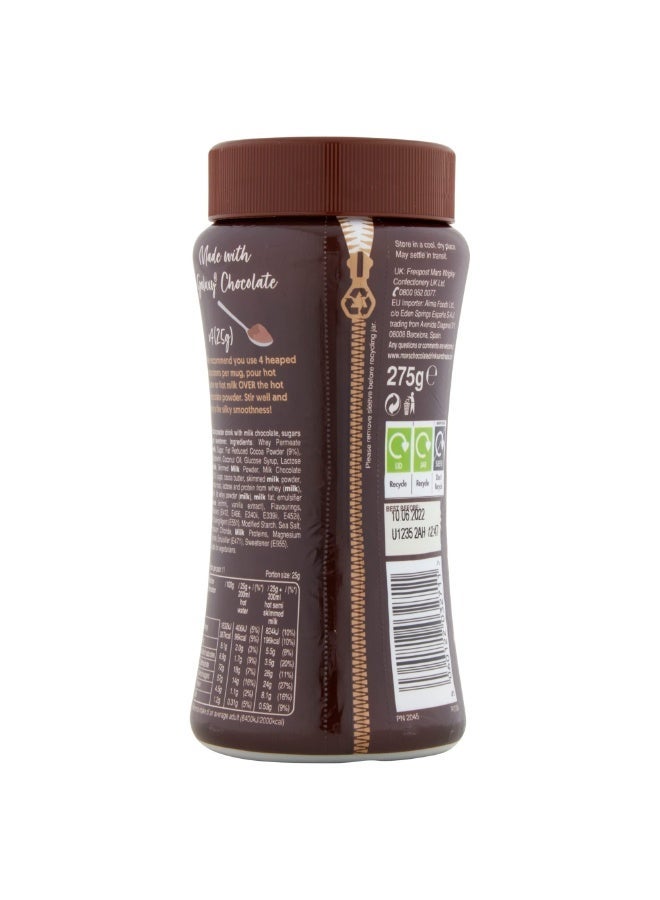 Galaxy Frothy Instant Hot Chocolate Powder 275g - Image 2