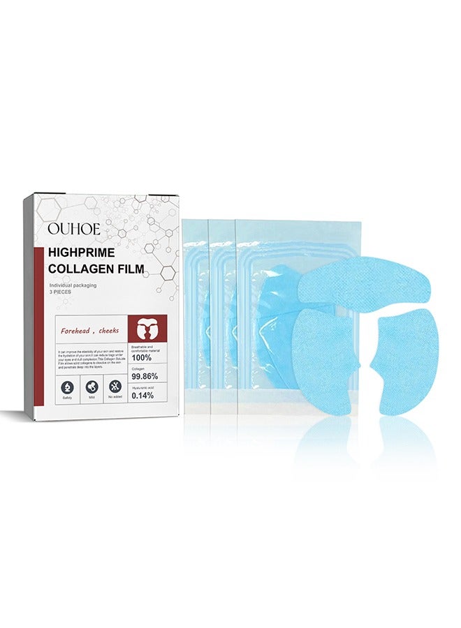 OUHOE Collagen Hydrating Film, Melting Mask Pure Collagen Films For Face, Boosts Moisture Soluble Collagen Film Firm Skin And Prevents Fine Lines（1 Boxs） - Image 1