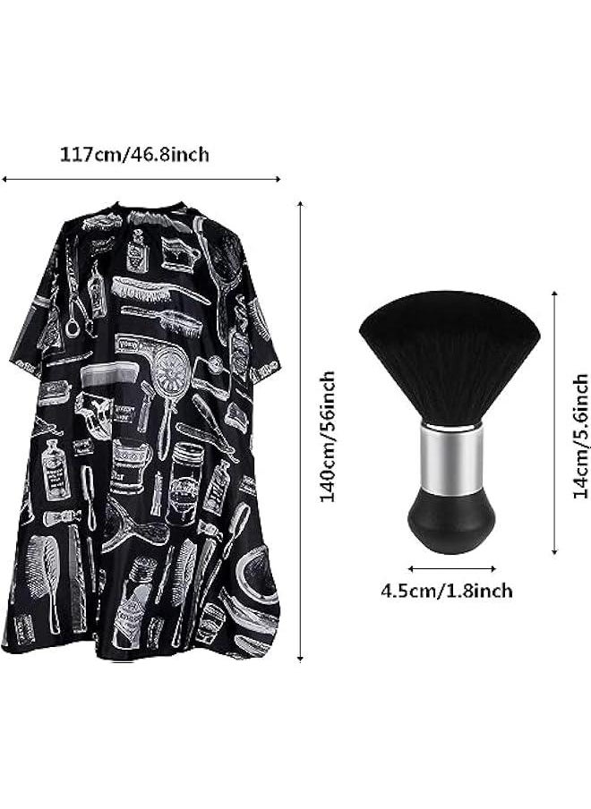 MOXO Hair Cutting KitsProfessional Hair Cutting Cape with Neck Duster BrushSalon Barber CapeHairdressing Accessories  - Image 3
