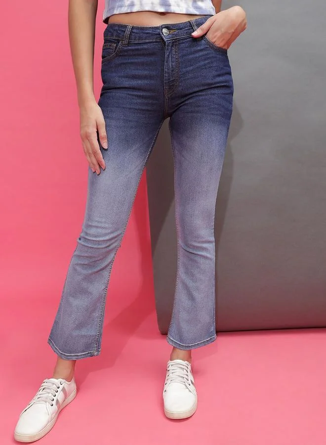 Freehand Freehand Women Ombre Look Bootcut Jeans