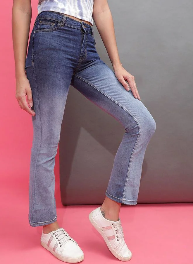 Freehand Freehand Women Ombre Look Bootcut Jeans
