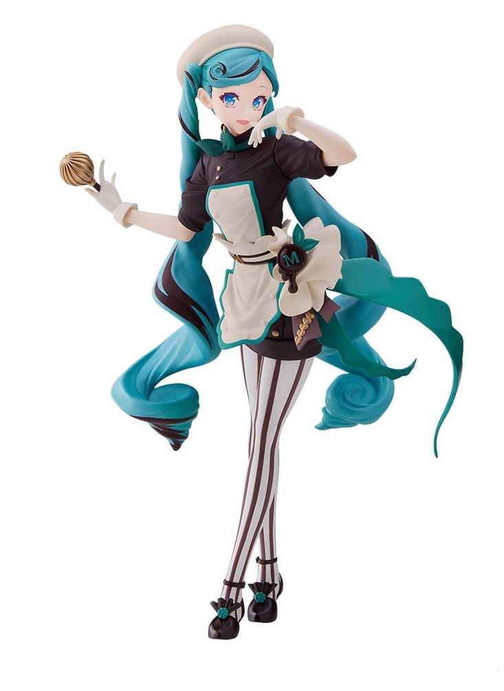 General Hatsune Miku Dark Chocolate Bakery Chef MIKU Figure (21cm) Suitable for fans and friends as gifts  - Image 1