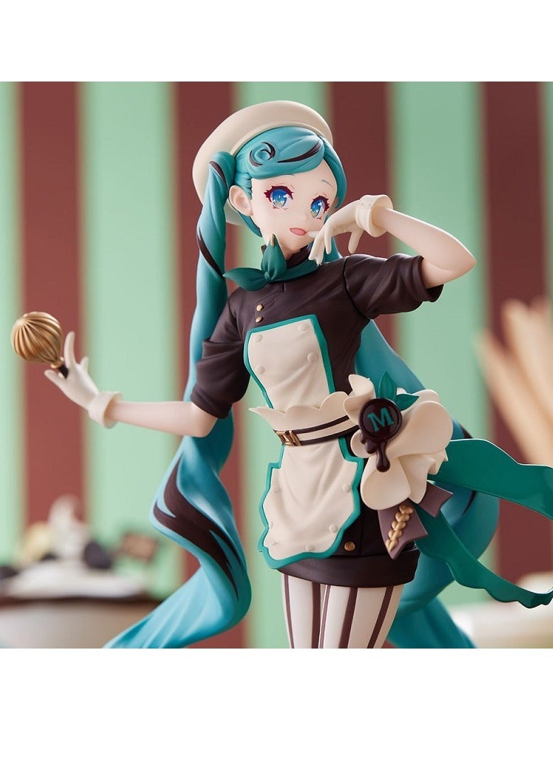 General Hatsune Miku Dark Chocolate Bakery Chef MIKU Figure (21cm) Suitable for fans and friends as gifts  - Image 3