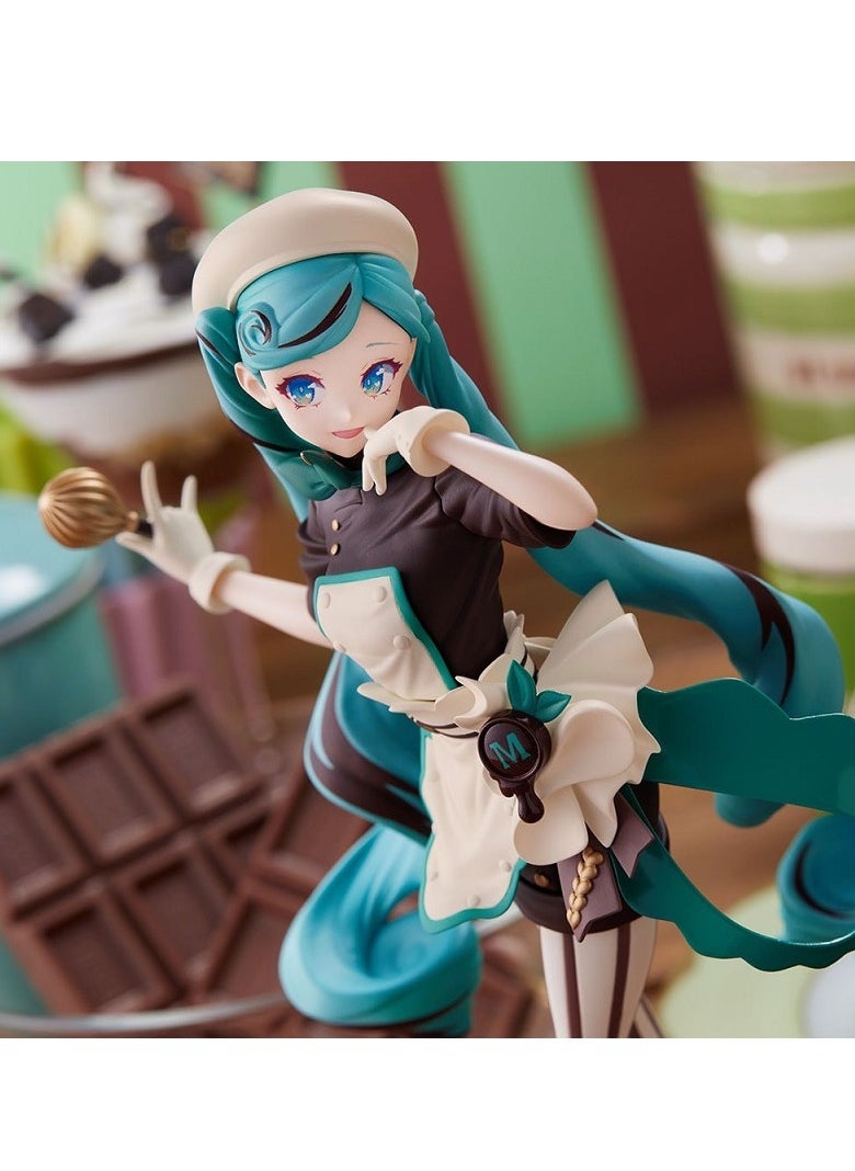 General Hatsune Miku Dark Chocolate Bakery Chef MIKU Figure (21cm) Suitable for fans and friends as gifts  - Image 4