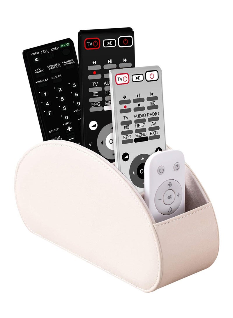 Remote Control Holder and Organizer - Multifunctional Desk Storage Box with 5 Compartments - Image 1