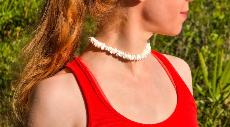 BlueRica Puka Chip Shells Necklace (22 Inches) - Image 4