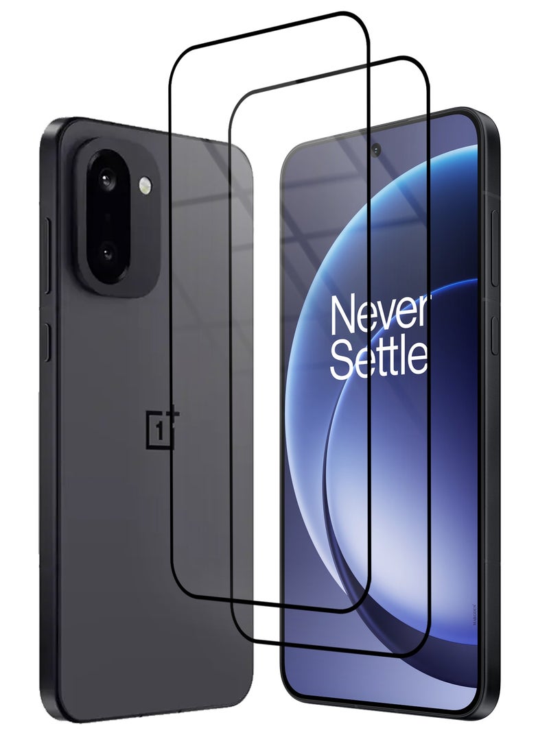 MARGOUN 2 Pack Screen Protector for OnePlus 15R 5G (2025/2026), 9H Full Coverage Tempered Glass, Fingerprint Unlock Compatible, HD Clarity & Scratch Resistant Case Friendly Screen Guard Clear-2 - Image 2