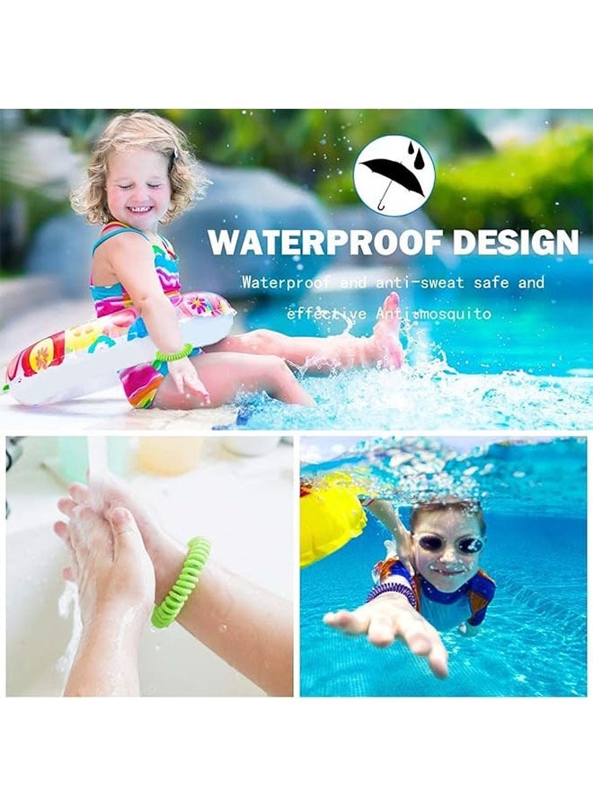 Generic Mosquito Repellent Set with 10 Pcs Bracelet and 30 Patches, Waterproof Bug Repellent Wrist Bands and Mosquito Repellent Patch, All Natural Long Lasting Outdoor Indoor Use for Kids, Adults and Babies  - Image 2