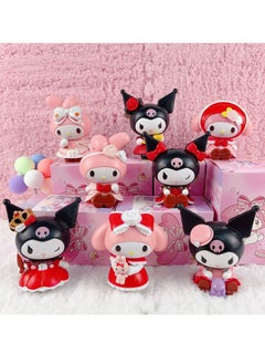 General Sanrio Rose and Baijue Blind Box Figure Kulomie Figure Melody Ornament Model Tabletop Cute Girl Gift for Girl (9cm)  - Image 2