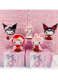 General Sanrio Rose and Baijue Blind Box Figure Kulomie Figure Melody Ornament Model Tabletop Cute Girl Gift for Girl (9cm)  - Image 4
