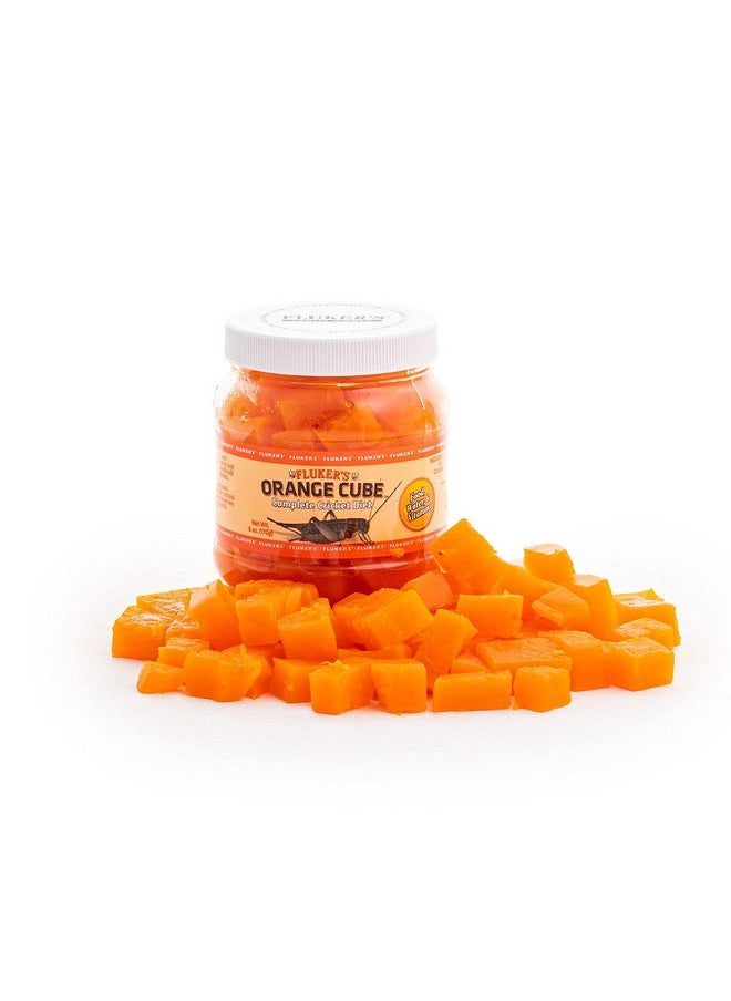Fluker's - Fluker's Orange Cube Complete Cricket Diet, Gut Load Food for Feeder Insects and Live Crickets, Provides Vitamins, Minerals, and Hydration, 6 oz - Image 1