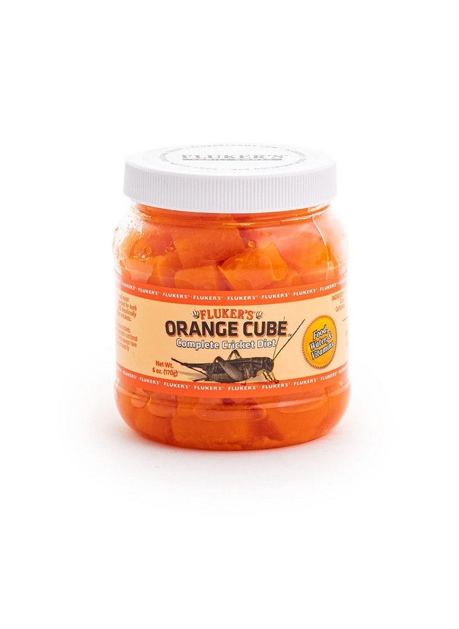 Fluker's - Fluker's Orange Cube Complete Cricket Diet, Gut Load Food for Feeder Insects and Live Crickets, Provides Vitamins, Minerals, and Hydration, 6 oz - Image 1