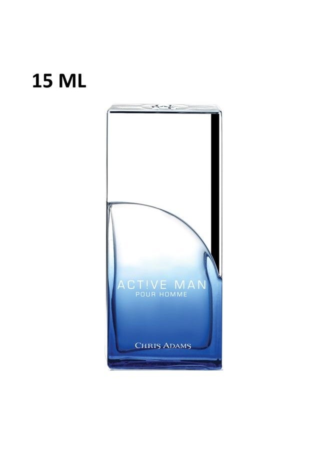 Chris Adams Active Man Miniature Eau De Parfum 15 ML  - Image 2